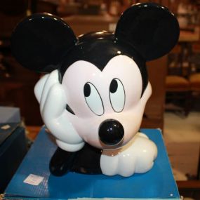 Mickey Mouse Ceramic Cookie Jar