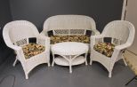 Four Piece Wicker Set