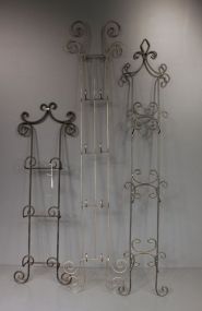 Three Iron Plate Racks