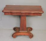 Empire Mahogany Card Table