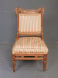 Walnut Victorian Side Chair