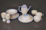 Partial Set of English Oak Johnson Brothers China