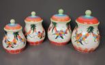 Gail Pittman 2000 Four Piece Canister Set