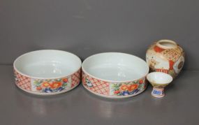 Group of Oriental Porcelain items