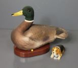 Musical Felt Duck and Dog