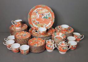 Set of Made in Japan Imari Style Dishes