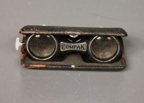 Vintage Compact Binoculars/Opera Glasses with Original Case