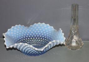 Hobnail Bowl and Vase Vase 9