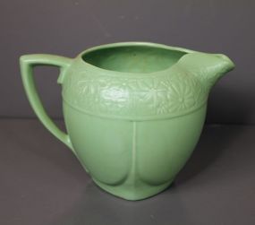 Green Lemonade form Pitcher with Border, signed Niloak