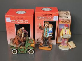 Three Emmett Kelly Figurines