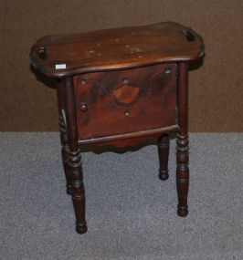 Small Walnut Telephone Table