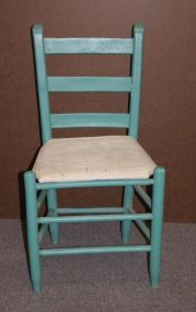 Green Ladder Back Chair