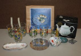 Group of Glassware and Porcelain Items