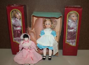 Group of Four Porcelain Dolls