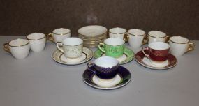 Group of Miscellaneous Cups and Saucers