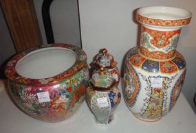 Four Oriental Style Vases