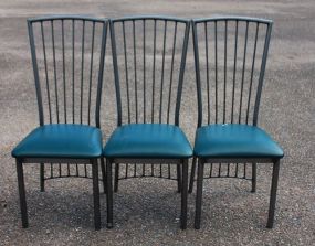 Three Metal Chairs