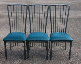Three Metal Chairs