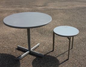 Two Metal Tables