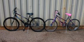 Two Huffy Bicycles