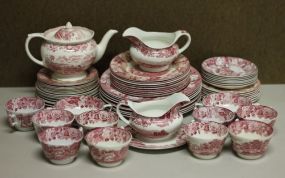 55pc Woodsware China by Wood and Sons