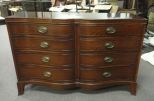 Duncan Phyfe Bow Front Dresser