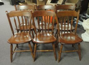 6 Spindle Back Dining Chairs