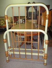 Iron and Brass Bed