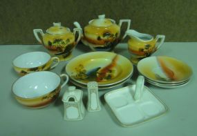 10 pcs. Oriental Tea Set