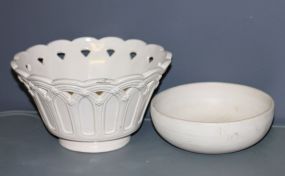 Two Pottery Bowls