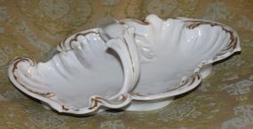 White porcelain Lobster Dish
