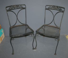 Two Iron Chairs 33