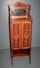 1890's Mahogany Sheet Music Cabinet