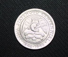 Iowa Statehodd Centennial Half Dollar Coin