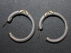 David Yurman Sterling Earrings