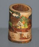 Hand Painted Brush Pot