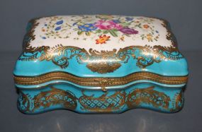 Porcelain Sevres Style Dresser Box