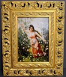 Hand Painted Porcelain Plaque