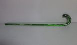 Vintage Green Glass Walking Cane