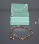 Sterling Tiffany and Company Double Rope Bracelet