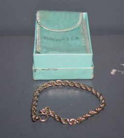 Sterling Tiffany and Company Double Rope Bracelet