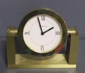 Tiffany and Company Swiss Watch in Heavy Brass Frame