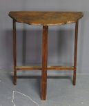 Vintage Pine Small Console or Telephone Table