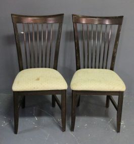 Two Malaysian Spindle Back Chairs