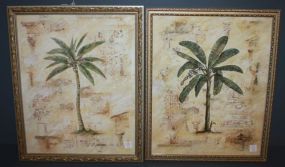 Pair of Contemporary Botanical Prints