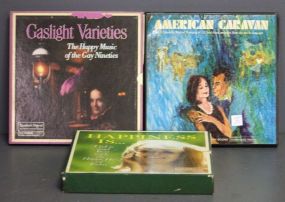 Set of Three Vintage Record Albums Description