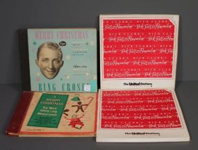 Set of Three Vintage Record Albums Description