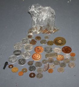 Group of Miscellaneous Coins and Tokens Description