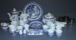 Churchill England Blue and White Willow Set Description