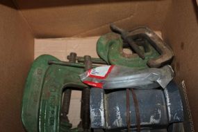 Electric Sander along with Wood Working Clamps Description
